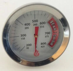 2" Round Temperature Gauge, Charbroil, Chargriller, King Griller - 00015