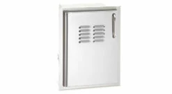 AOG 20 X 14 Single Access Door W Propane Tank Tray & Louvers
