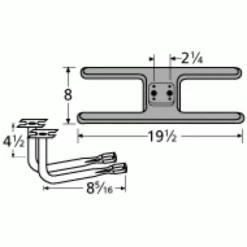 Sunbeam Cast Iron "H" Burner And Venturi Kit