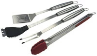Grill Pro Stainless Steel BBQ Tool Set - 4pc - 40070