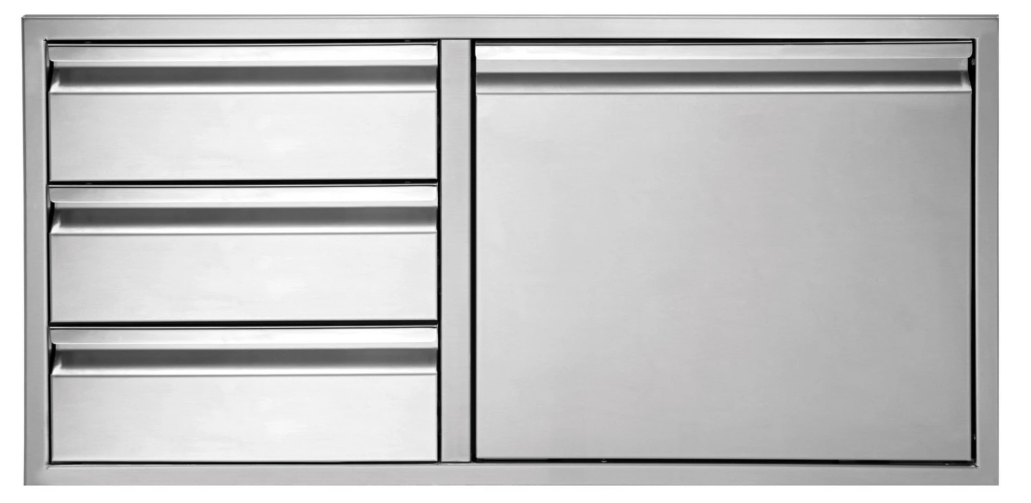 Twin Eagles 42" Door/Three Drawer Combo - TEDD423-B 1 Twin Eagles 42" Door/Three Drawer Combo - TEDD423-B