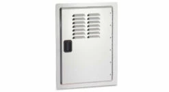 20 X 14, Single Access Door W Louvers, Black Handle | 20-14-SDV