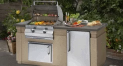 Fire Magic 35" X 108" Grill Island Café Blanco Base W/ Smoke Counter