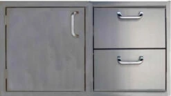 30" Single Door - 2 Drawer Combo, 260 Series