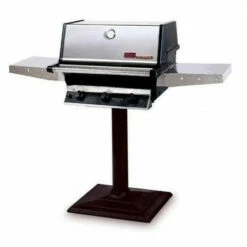 MHP THRG2 Hybrid Propane Grill W/ SearMagic Grids On Bolt Down Post